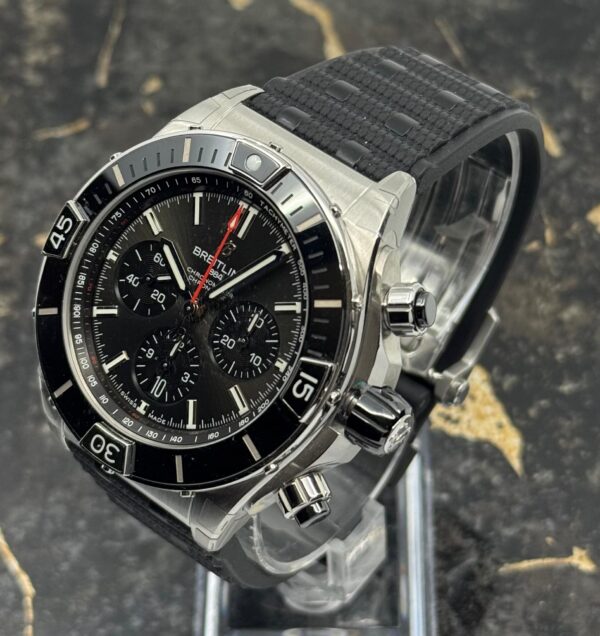 Breitling	Super Chronomat B01 Black Ring 44mm - AB0136251B2S1 - New 2025