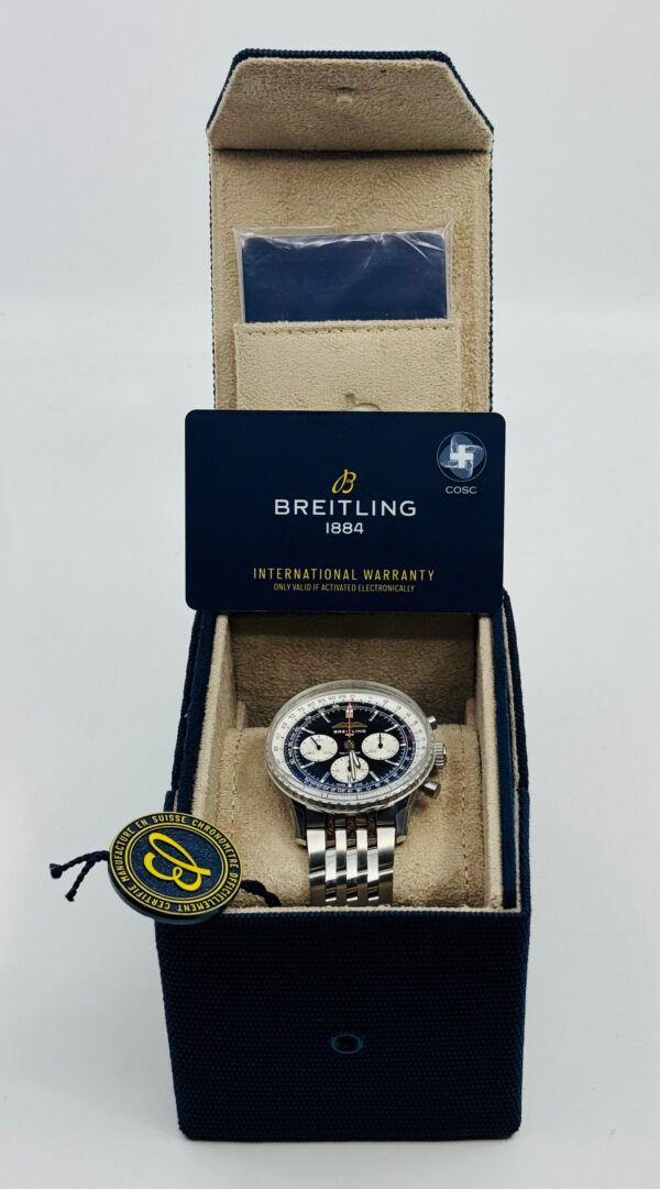 Breitling Navitimer B01 Chronograph 43mm - Black Dial - AB0138211B1A1 - New 2025