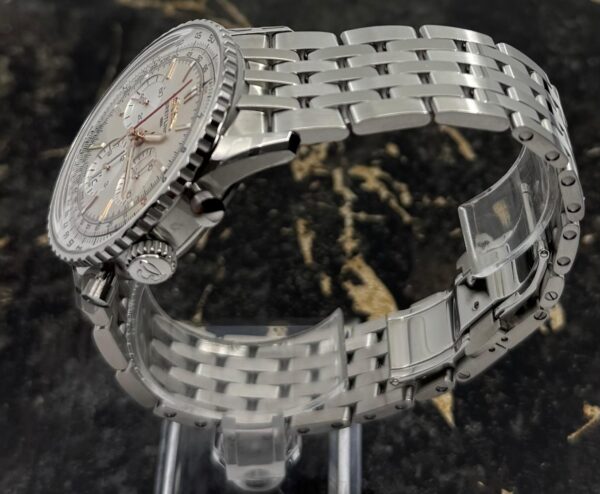 Breitling	Navitimer B01 Chronograph 41mm - Steel strap  - White	AB0139211G1A1 - New 2025