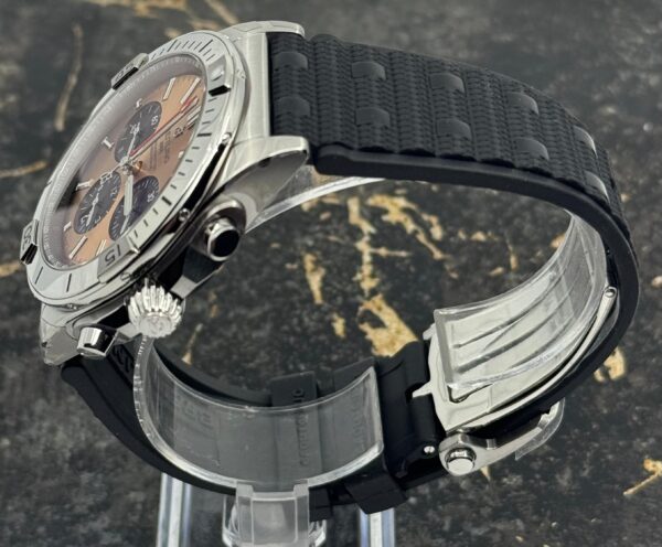Breitling	Chronomat B01 42mm - Copper Dial - Black  strap - AB0134101K1S1 - New 2025