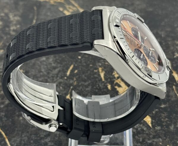 Breitling	Chronomat B01 42mm - Copper Dial - Black  strap - AB0134101K1S1 - New 2025