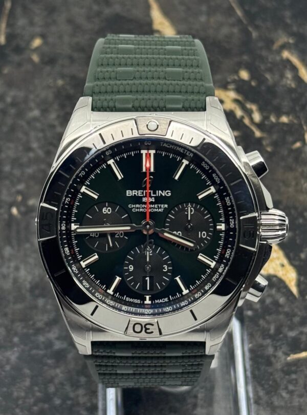 Breitling	Chronomat B01 42mm - Green Dial - AB0134101L2S1 - New 2025