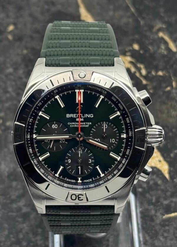 Breitling	Chronomat B01 42mm - Green Dial - AB0134101L2S1 - New 2025