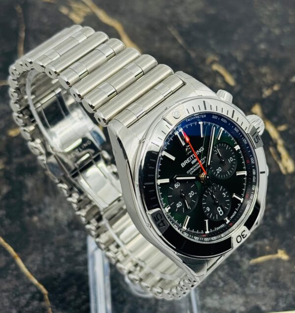 Breitling	Chronomat B01 42mm - Green Dial Chrono - Steel - AB0134101L2A1 - New 2025
