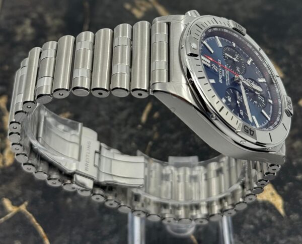 Breitling	Chronomat B01 42mm - Blue Dial Chrono - Steel - AB0134101C1A1 - New 2025