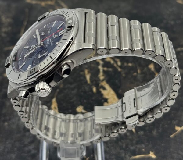 Breitling	Chronomat B01 42mm - Blue Dial Chrono - Steel - AB0134101C1A1 - New 2025