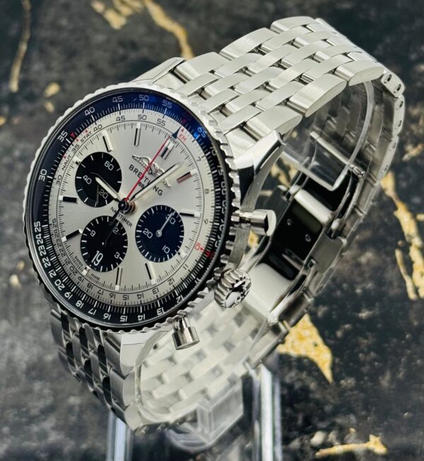 Breitling	Navitimer B01 Chronograph 43mm - Steel Strap - Silver	AB0138241G1A1 - New 2025