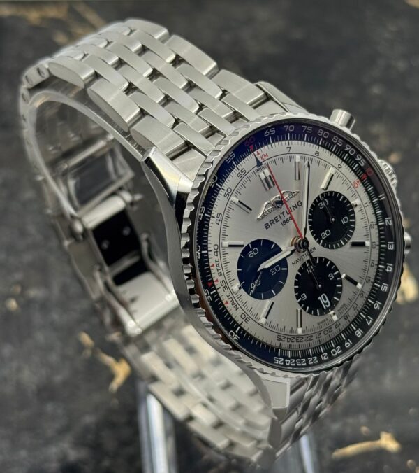 Breitling	Navitimer B01 Chronograph 43mm - Steel Strap - Silver	AB0138241G1A1 - New 2025