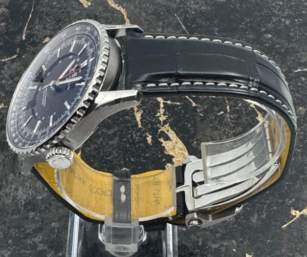 Breitling	Navitimer Automatic GMT 41mm - Black Dial - Black Leather Strap	A32310251B1P1 - New 2025