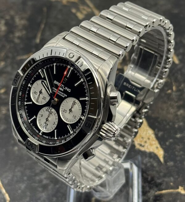 Breitling	Chronomat B01 42mm - Black Dial Chrono - Steel - AB0134101B1A1 - New 2025