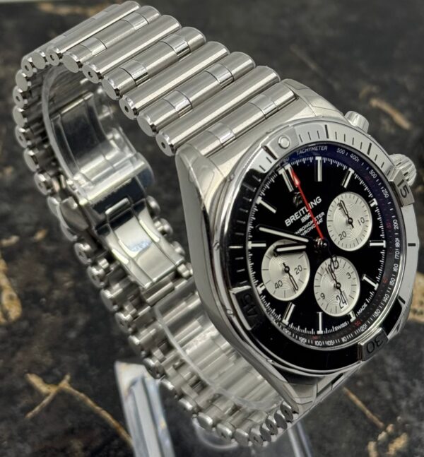 Breitling	Chronomat B01 42mm - Black Dial Chrono - Steel - AB0134101B1A1 - New 2025