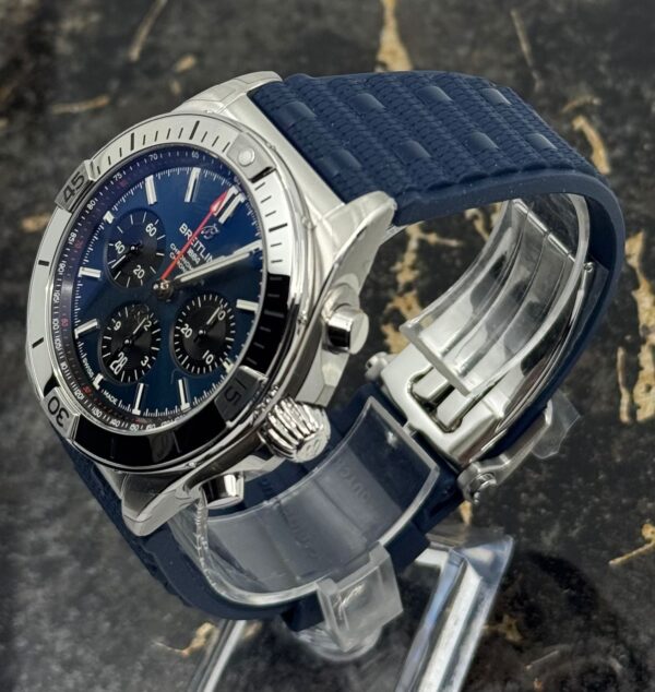 Breitling	Chronomat B01 42mm - Blue Dial - Blue Strap - AB0134101C1S1- New 2025