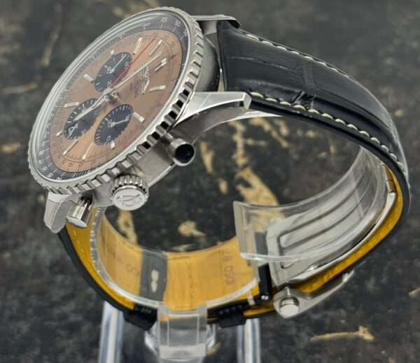 Breitling	Navitimer B01 Chronograph 43mm - Black Leather Strap - Copper	AB0138241K1P1 - New 2025