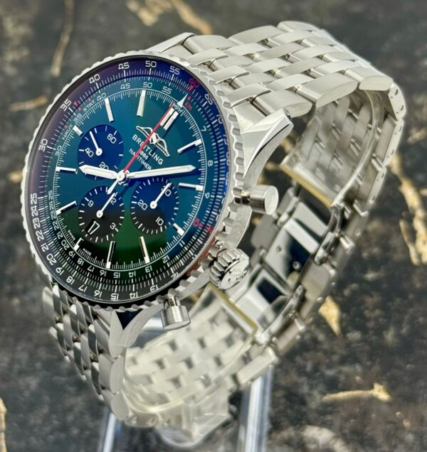 Breitling Navitimer B01 Chronograph 46mm - Green Dial - AB0137241L1A1 - New 2025